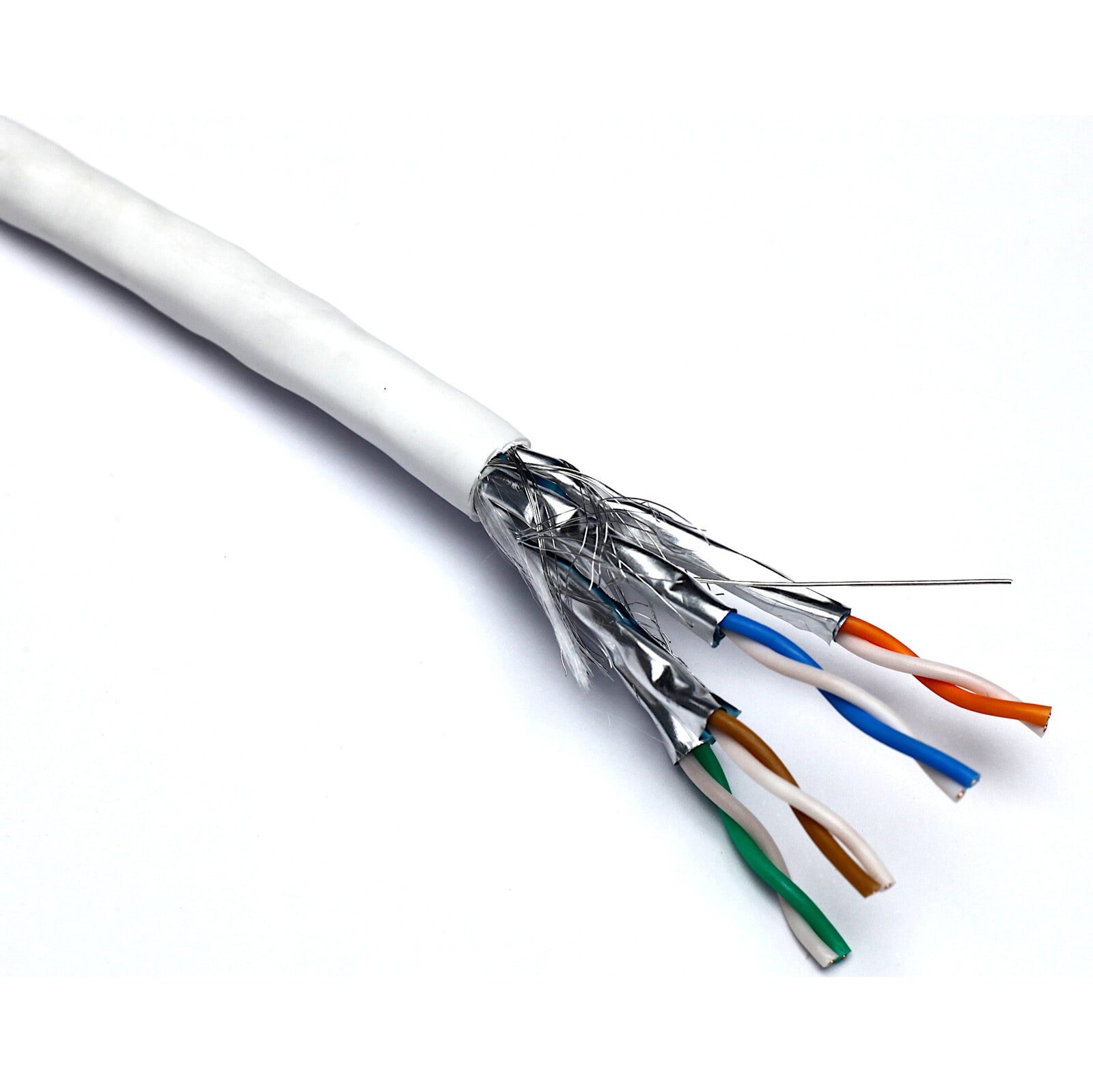 EXCEL - Cavo Excel Cat6A S/FTP B2ca LSOH Bobina da 500 m Bianco