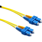 EXCEL - Cavo di Collegamento in Fibra Ottica Excel Enbeam OS2 SC-SC Monomodale 9/125 Duplex LSOH Giallo 1 m