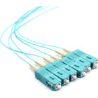 EXCEL - Ponticello Flessibile Enbeam Fibra OM3 50/125 SC/UPC Acqua - 1 m (Confezione da 12)