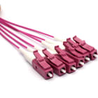 EXCEL NETWORKING SOLUTIONS - Ponticello Flessibile Enbeam Fibra OM4 50/125 LC/UPC Viola - 1m (Confezione da 12)
