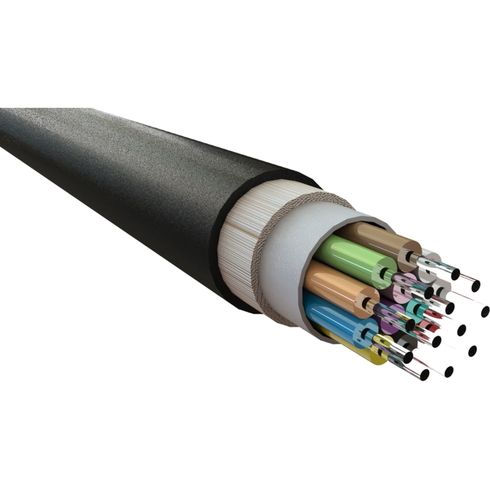 EXCEL NETWORKING SOLUTIONS - Excel Enbeam OS2 Cavo Fibra Ottica Tubo Lasco 4A LSZH Dca Nero