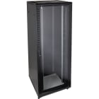 EXCEL - Rack Environ CR800 42U 800 x 800 mm Vetro (A), Acciaio (P), con Pannelli Laterali, Gestione Cavi Anteriore, Nero