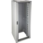 EXCEL - Rack Environ CR800 42U 800 x 800 mm Vetro (A), Acciaio (P), con Pannelli Laterali, Gestione Cavi Anteriore, Bianco Grigio
