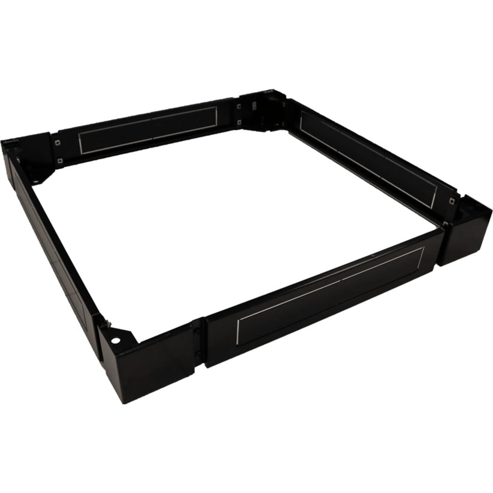 EXCEL - Piedistallo Environ 600 mm di Larghezza x 800 mm di Profondità, per Rack CR/ER Nero