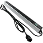 EXCEL NETWORKING SOLUTIONS - Excel PDU Verticale 12 Vie 12x Presa C13 Passiva 10 A Spina C20 Commutata