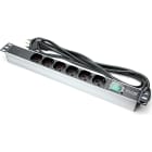 EXCEL NETWORKING SOLUTIONS - PDU Orizzontale Excel 6 Vie 6x Prese ITN Passive 16A Spina ITN Commutata