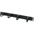 EXCEL NETWORKING SOLUTIONS - PANNELLO PASSACAVI 1U 4 ANELLI BK