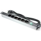 EXCEL NETWORKING SOLUTIONS - PDU Orizzontale Excel 6 Vie 6x Prese ITN Passive 16A Spina ITN Commutata