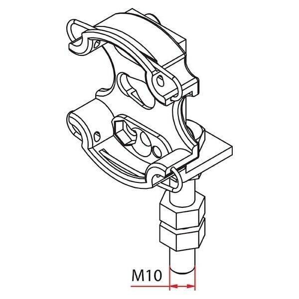 FAAC - TM2 SUP45 - CLIP SUP.ADJ.H_1PC
