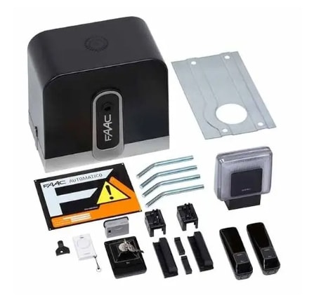 FAAC - Rapid Kit 800KG SAFE&GREEN: motoriduttore C721  24V per cancelli scorrevoli ad uso residenziale condominiale 105083