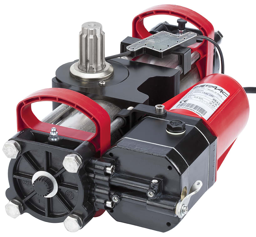 FAAC - Attuatore oleodinamico interrato 24V S800H 180° (blocco in apertura e chiusura)