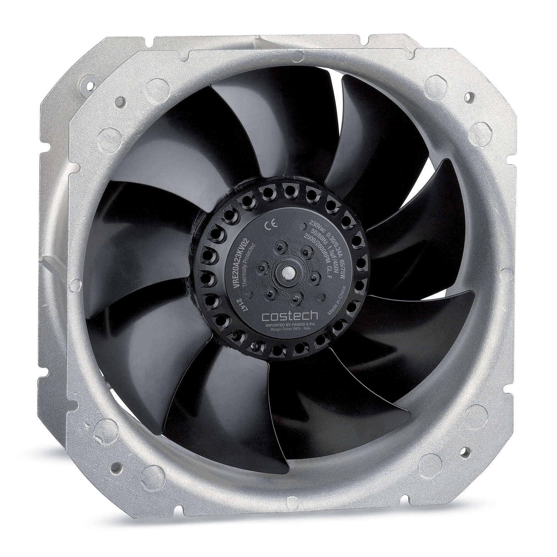 FANDIS - C22S23HKBK00 VENT 218X218X83MM - 230 VA.