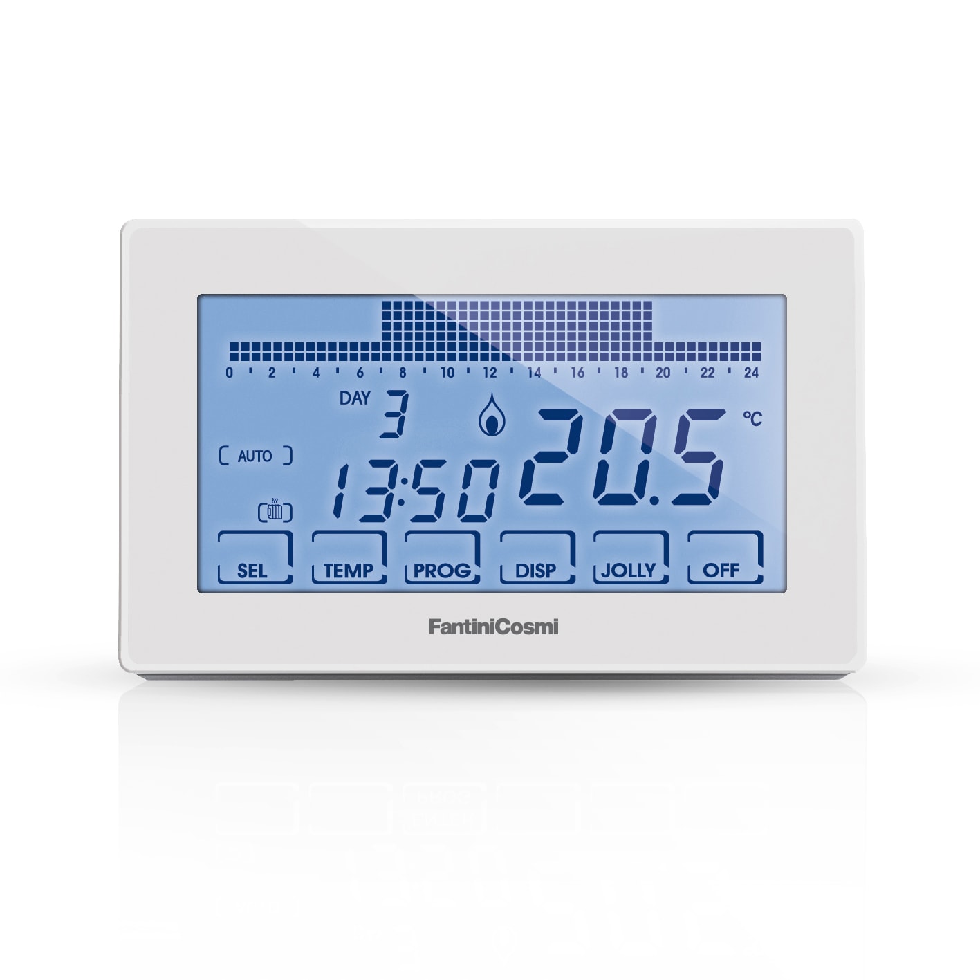 FANTINI COSMI - CRONOTERMOSTATO TOUCH-SCREEN A BATTERIE