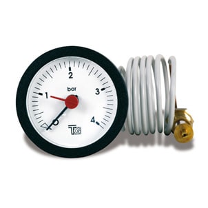 FANTINI COSMI - MANOMETRO 0/6 1/4G N/B 1000 PB 3A50-80126-00A