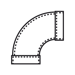 FANTINI COSMI - CV90-180 CURVA 90 PER TUBO PPE ANTICOND