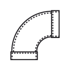 FANTINI COSMI - CV90-180 CURVA 90 PER TUBO PPE ANTICOND