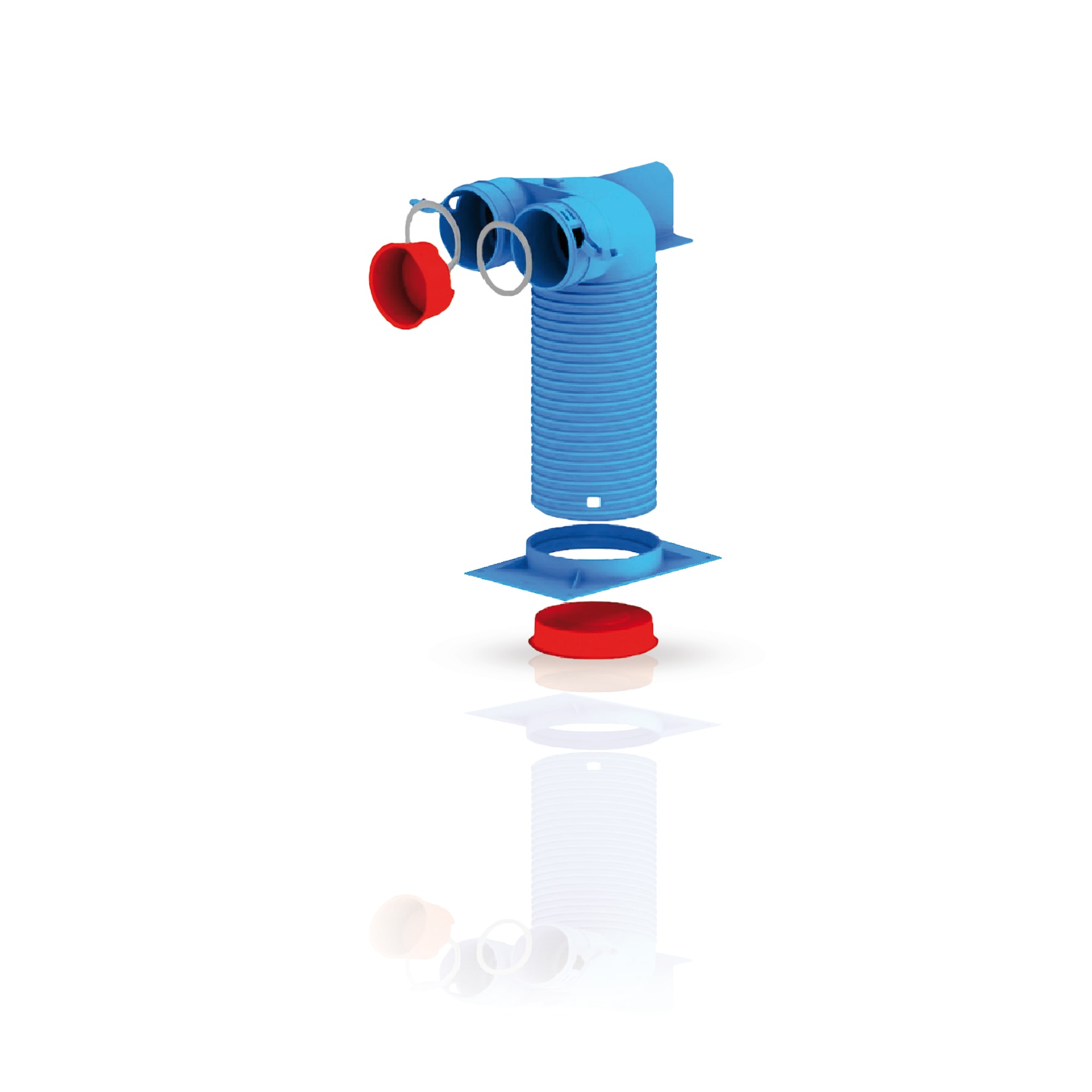 FANTINI COSMI - RA2V-75 RACCORDO A 90  TRA DUE TUBI CORR