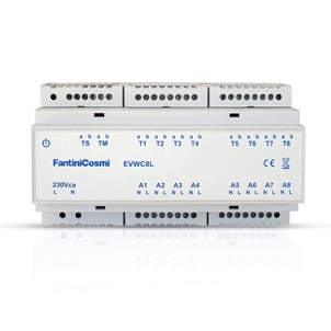 FANTINI COSMI - BARRA CONNESSIONE 8 IN/8 OUT CON COMANDO