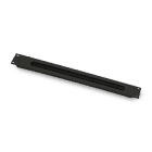 FANTON - Pannello asolato 19" 1U 4 anelli+spazzola, colore nero