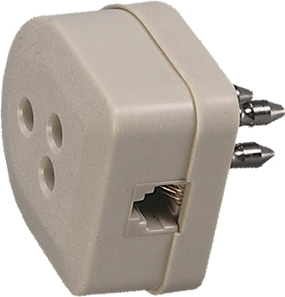 FANTON - SPINA 3P.+PRESA+PLUG RJ11 AV