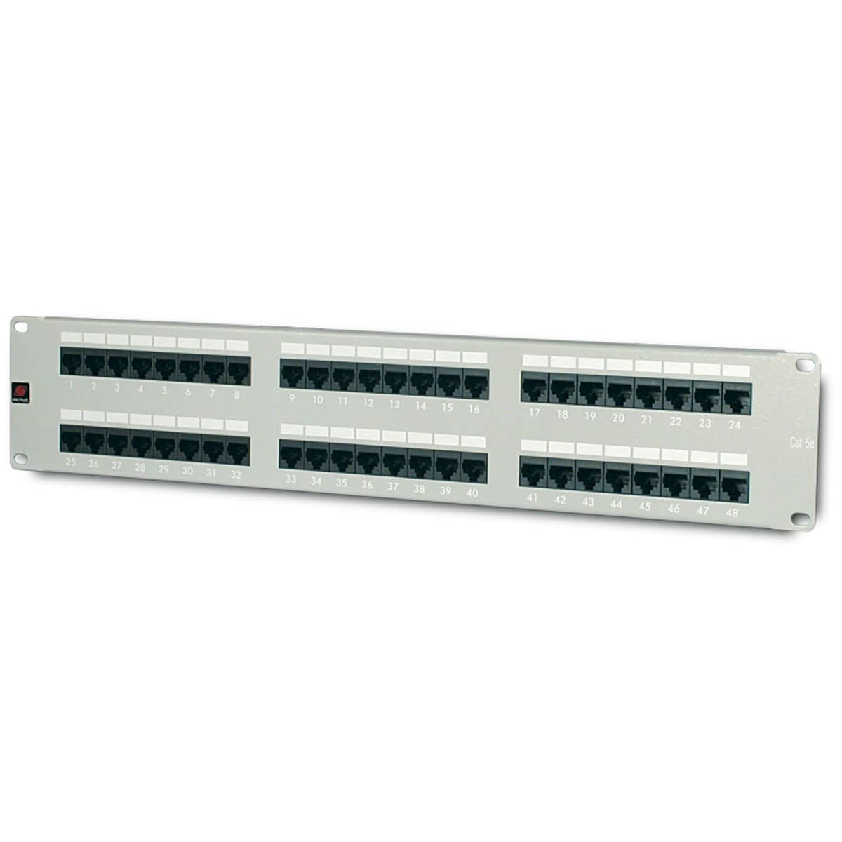 FANTON - PANNELLO CAT.5E UTP 2U 48P COMPLETO GR