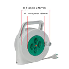 FANTON - Avvolgicavo 20m 3G1,5 S17 4P40, con disgiuntore