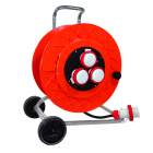 FANTON - Avvolgicavo 50m 4G2,5 H07RN-F, 3 prese CEE, con disgiuntore, IP55