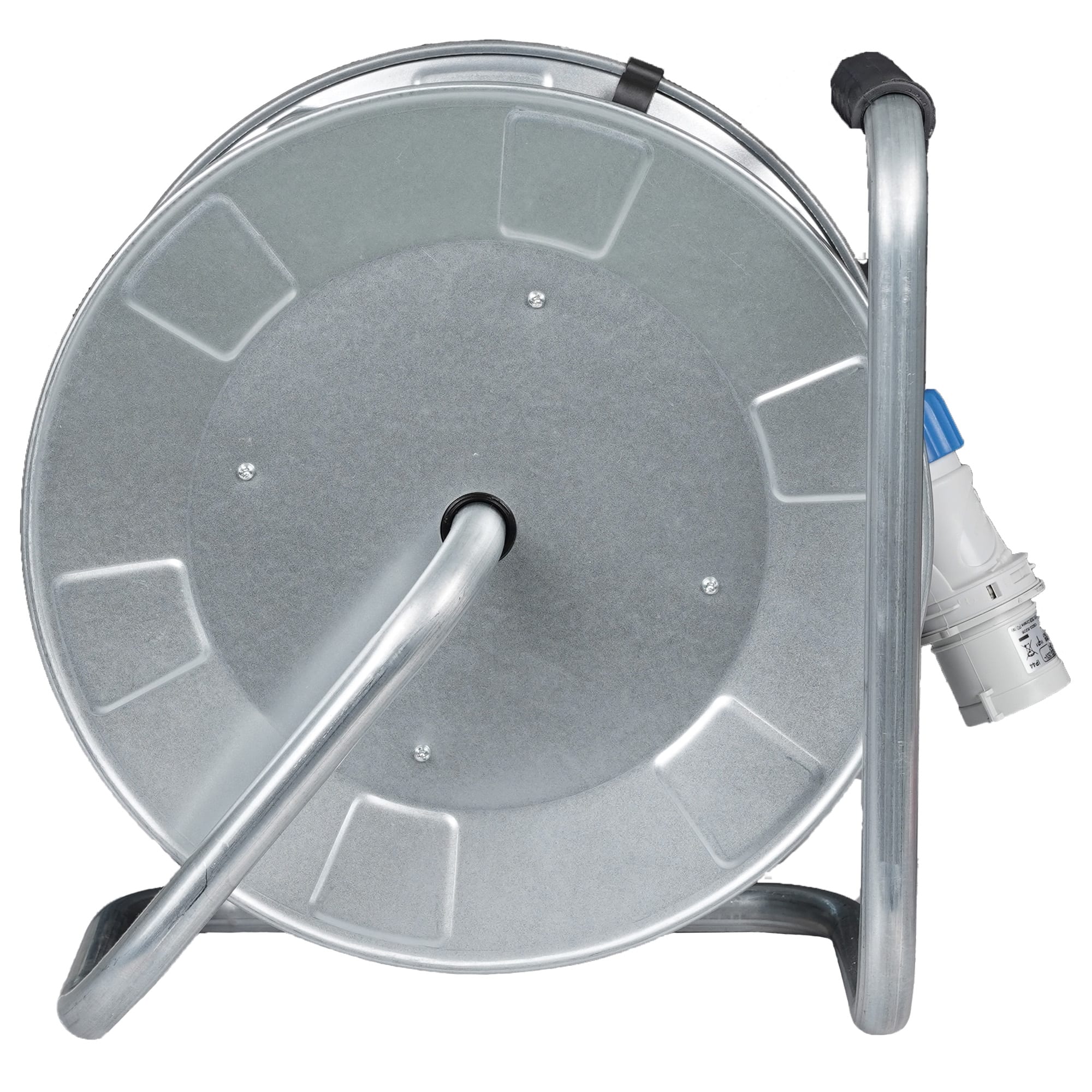 FANTON - Avvolgicavo 30m 3G2,5 H07RN-F, 2 prese CEE+1P40, con disgiuntore, IP44, zincato