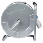 FANTON - Avvolgicavo 30m 3G2,5 H07RN-F, 2 prese CEE+1P40, con disgiuntore, IP44, zincato