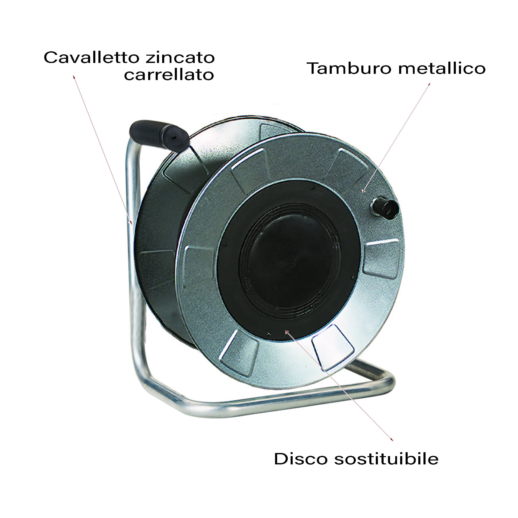 FANTON - Avvolgitutto vuoto Ø320 cieco, zincato