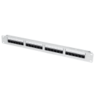 FANTON - Pannello cat.5e UTP 1U 24p completo, colore grigio