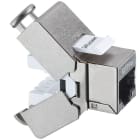 FANTON - Presa RJ45 cat.5e FTP 180°, colore argento