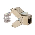 FANTON - Presa RJ45 cat.6A FTP 180°, colore argento