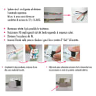 FANTON - Presa RJ45 cat.6A FTP 180° TOOLLESS, colore argento
