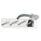 FANTON - Kit 50 plug RJ45 cat.5e UTP passanti con 10 copriplug