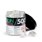 FANTON - Kit 50 plug RJ45 cat.6 UTP con 10 copriplug