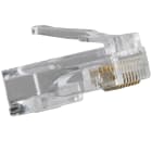 FANTON - Spina RJ45 cat.6 UTP passante, trasparente