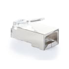FANTON - Spina RJ45 cat.6 FTP passante, colore argento