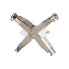 FANTON - Giunto modulare RJ45 cat.6 FTP, colore argento