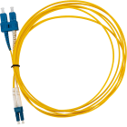 FANTON - Bifibra 5m OS1/2 LSZH LC-ST, colore giallo
