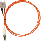 FANTON - Bifibra 1m OM2 LSZH LC-LC, colore arancione