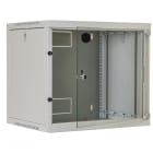 FANTON - Quadro CLOUD, ispezionabile lateralmente, 540x450x485mm 9U, porta a vetro, colore grigio