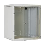 FANTON - Quadro CLOUD, ispezionabile lateralmente, 540x450x620mm 12U, porta a vetro, colore grigio