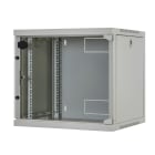 FANTON - Quadro CLOUD, ispezionabile lateralmente, 540x600x490mm 9U, porta a vetro, colore grigio