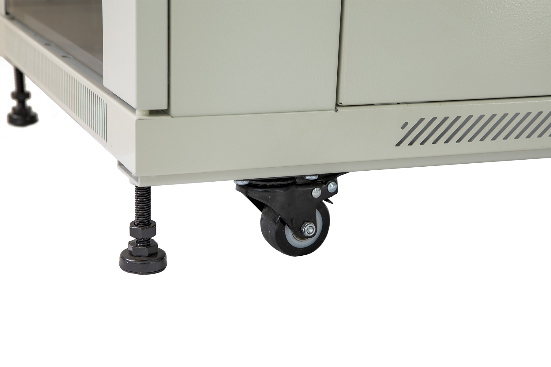 FANTON - Armadio STANDARD 600x600x2055mm 42U, porta a vetro, colore grigio