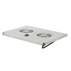 FANTON - Modulo 2 ventole per armadio 600mm, colore grigio