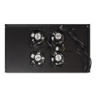 FANTON - Modulo 4 ventole con termostato per armadio 800/1000mm, colore nero