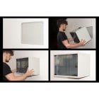 FANTON - Quadro E/CLOUD 530x400x300mm 6U, porta a vetro, colore grigio