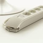 FANTON - Multipresa 1,5m 3G1 S17 6P40, con interr.e prot.da sovratensioni, colore bianco