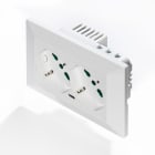 FANTON - Multipresa 2P40 + 1USB-C cablata per scatola 3 moduli OPERA/PLA, colore bianco